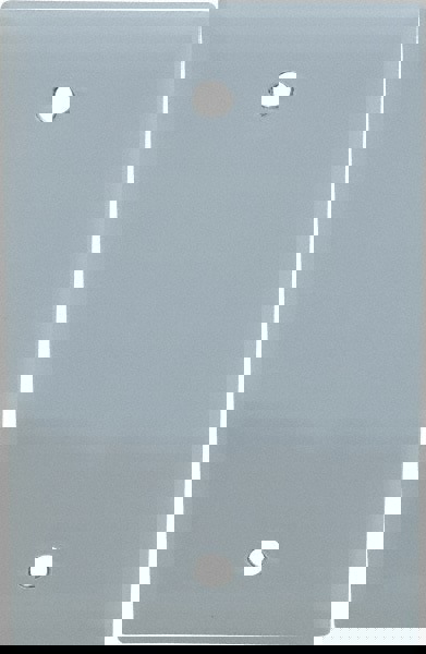 1 Gang, 4-1/2 Inch Long x 2.78 Inch Wide, Standard Blank Wall Plate